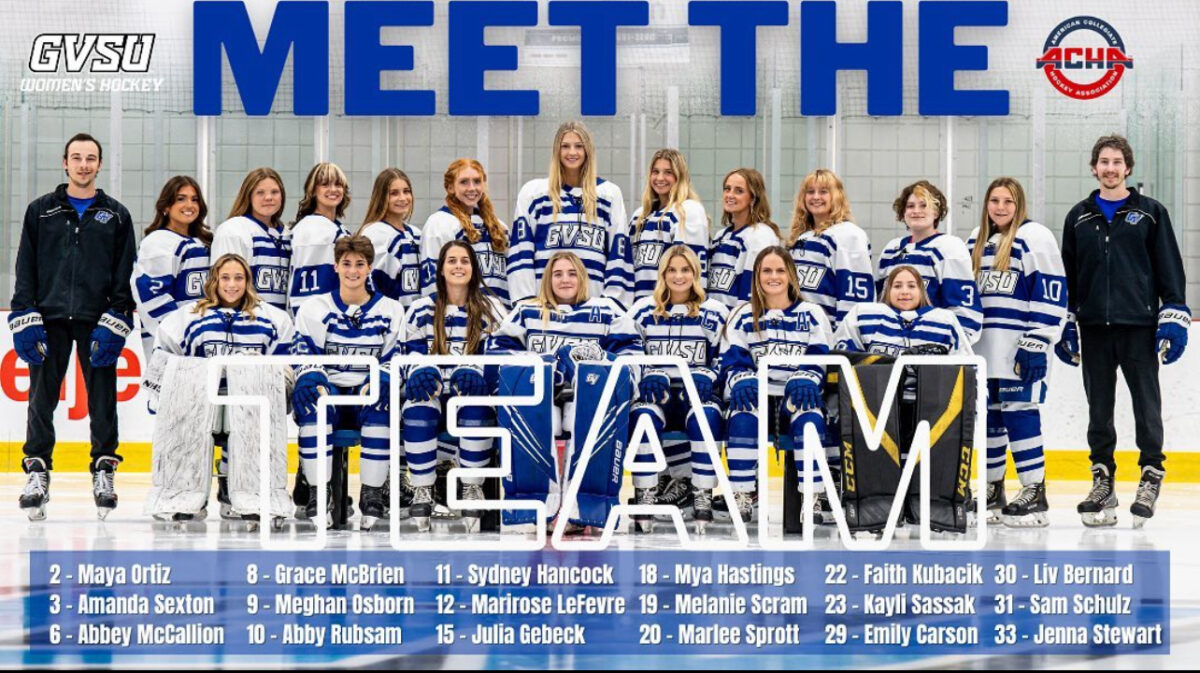 GV Women’s Ice Hockey Club navigates a maledominated sport American