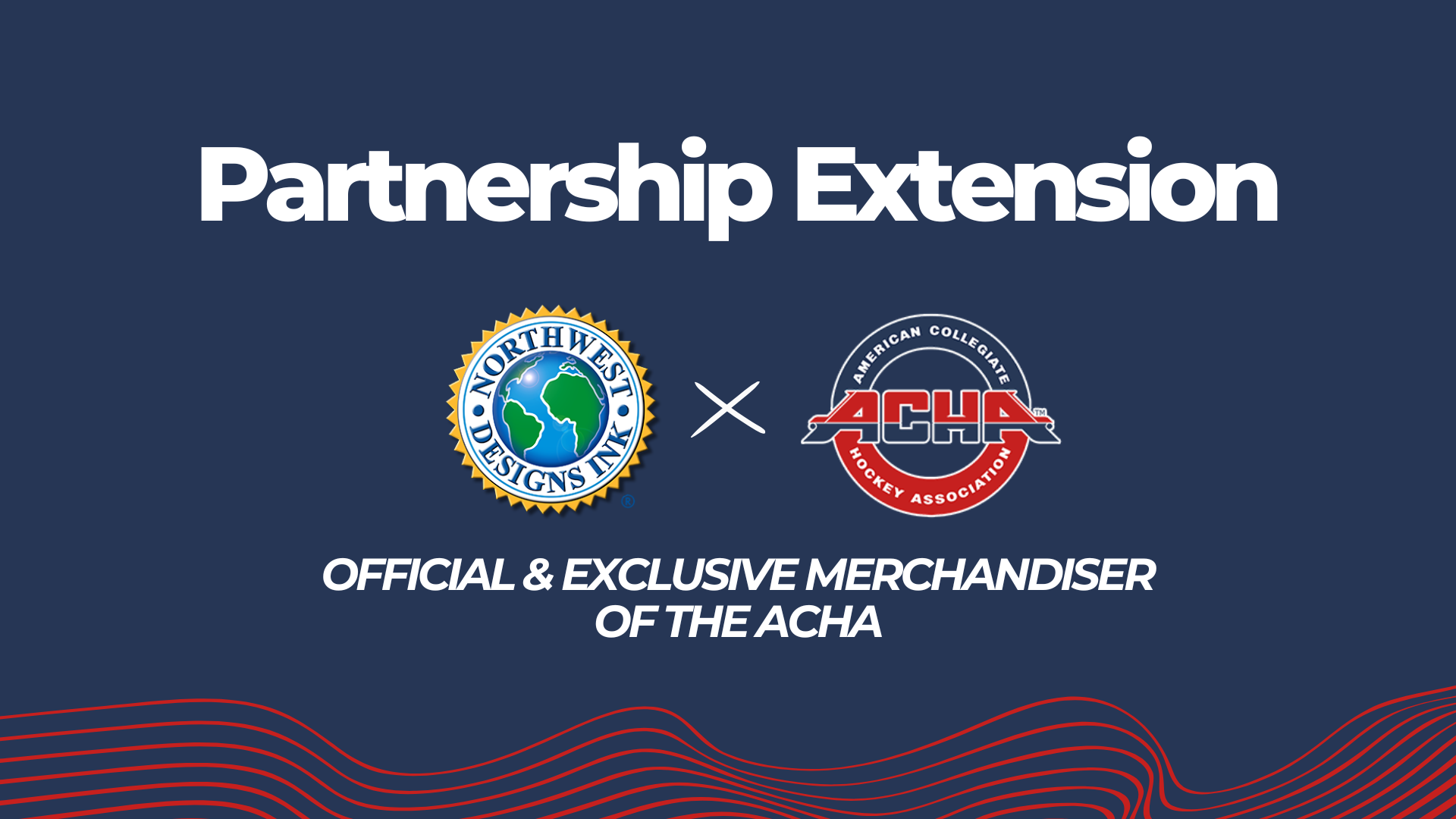AMERICAN COLLEGIATE HOCKEY ASSOCIATION AND NORTHWEST DESIGNS ANNOUNCE MULTI-YEAR PARTNERSHIP EXTENSION