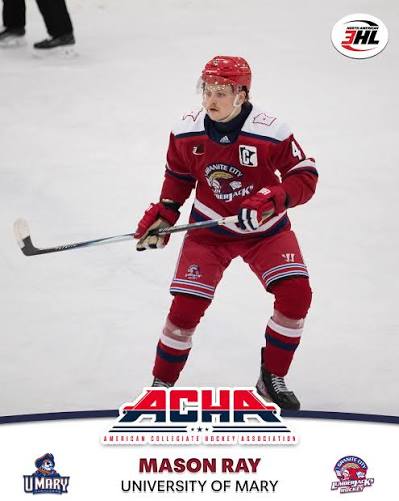 Lumberjacks Defenseman Ray Makes College Commitment