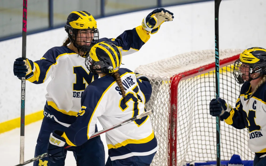 Stratford’s Nicole Hahn leads Wolverines to No. 1 women’s hockey ranking