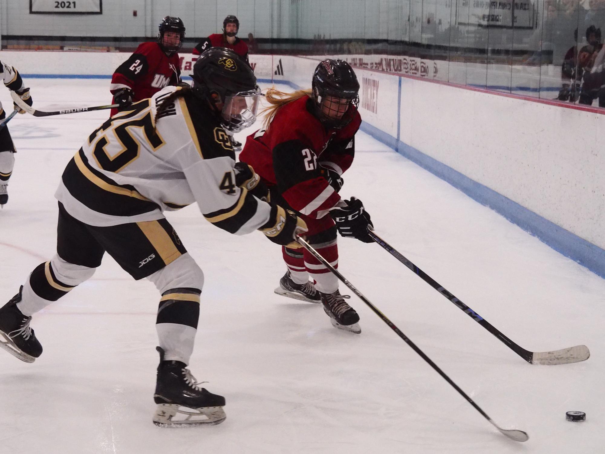 UMass women’s hockey claims victory over Colorado